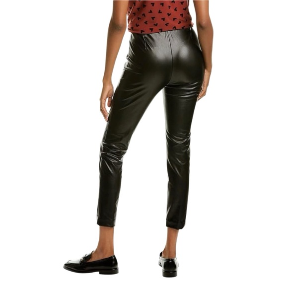 Anne Klein Women's Faux Leather Pull on Legging - Picture 2 of 8